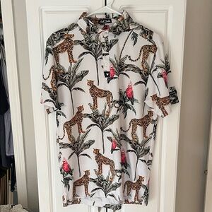 Bad Birdie Golf Polo - Leopard